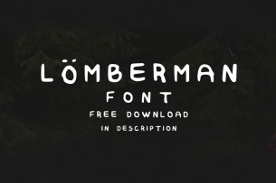Lumberman is authentic vintage style font handwritten by Patrick Evensen Markussen. The font comes with limited set of characters, about 141 glyphs in total.