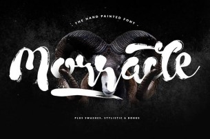 Inspired by the ink & tints hand drawing, Morracle is an incredible font that is available for free! Besides the font, the designer also throw in tones of alternate glyphs and extra vectors which you can use with the font.