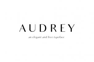 Audrey is an elegant font family that you can download for free. It combines curvy geometry and straight lines to create the contrasty beautiful letters.