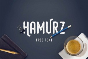 Hamurz is a eroded, grungy and tribal style font that you can download for free.