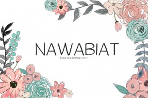 Nawabiat is a neat and regular handwriting fonts that works well in many design applications.