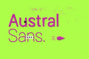 Austral Sans is a huge sans serif font family that comes with many weights and styles that you can mix and match with.