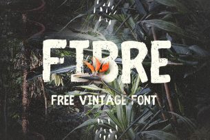 Fibre is a free handwritten font with a vintage touch.