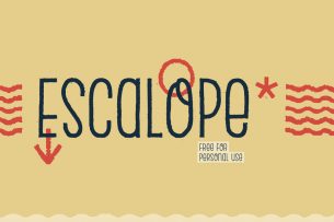 Escalope is a unique hand-drawn font that comes with 4 styles.