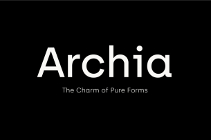 Archia is the latest font from Atipo Foundry that marries geometrical sans serif shapes with tech flavor.