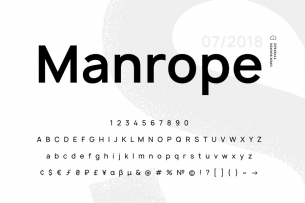 Manrope is a high quality open source modern geometrical sans serif font family with 7 weights.