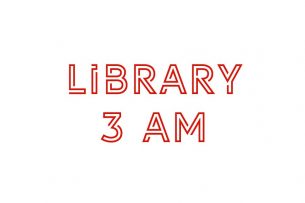 Library 3 am is an outline display font where the letters are constructed with one line.