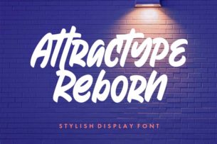 Reborn is a stylishly playful display free font that you can download.