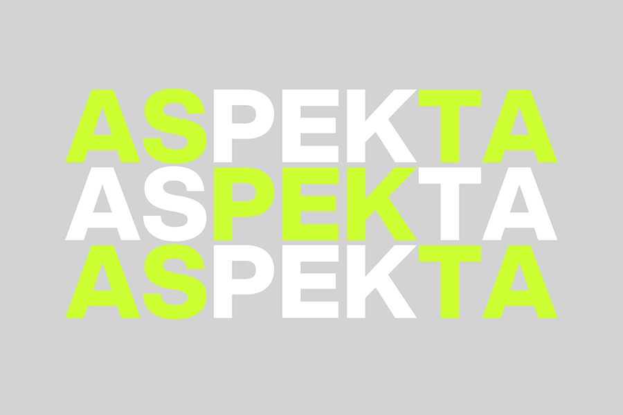 Aspekta is a modern sans-serif collection inspired by a clean, simple and neutral style.