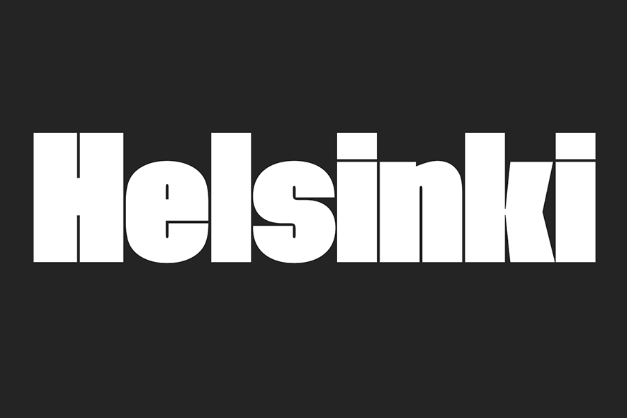 Helsinki is a free font inspired by the Finnish traffic sign typeface.